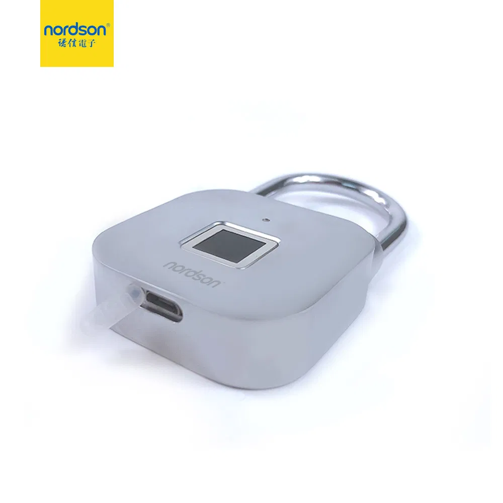 Waterproof Zinc Alloy USB Charge Bag Locker Cabinet Keyless Smart Fingerprint Safe Door Padlock