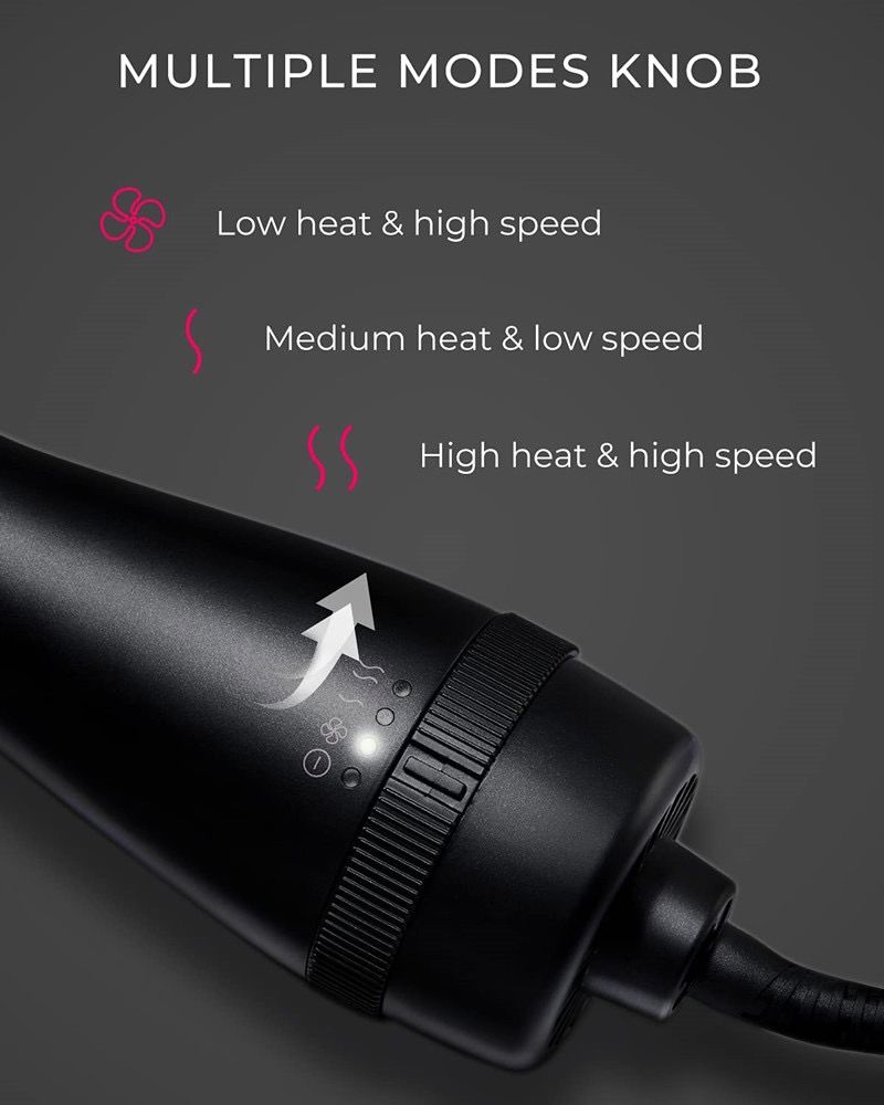 OEM Brand Hot Air Brush Dryer Brush Ceramic Straightener Brush