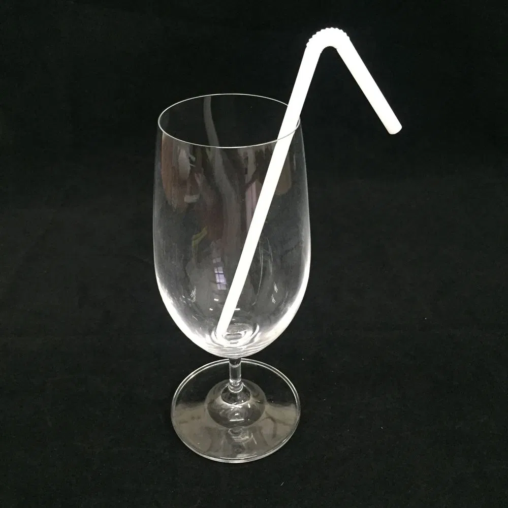 Recyclable Plastic Flexible Straws with Bulk Package for Tea, Cocktail, Juice and Other Drinks