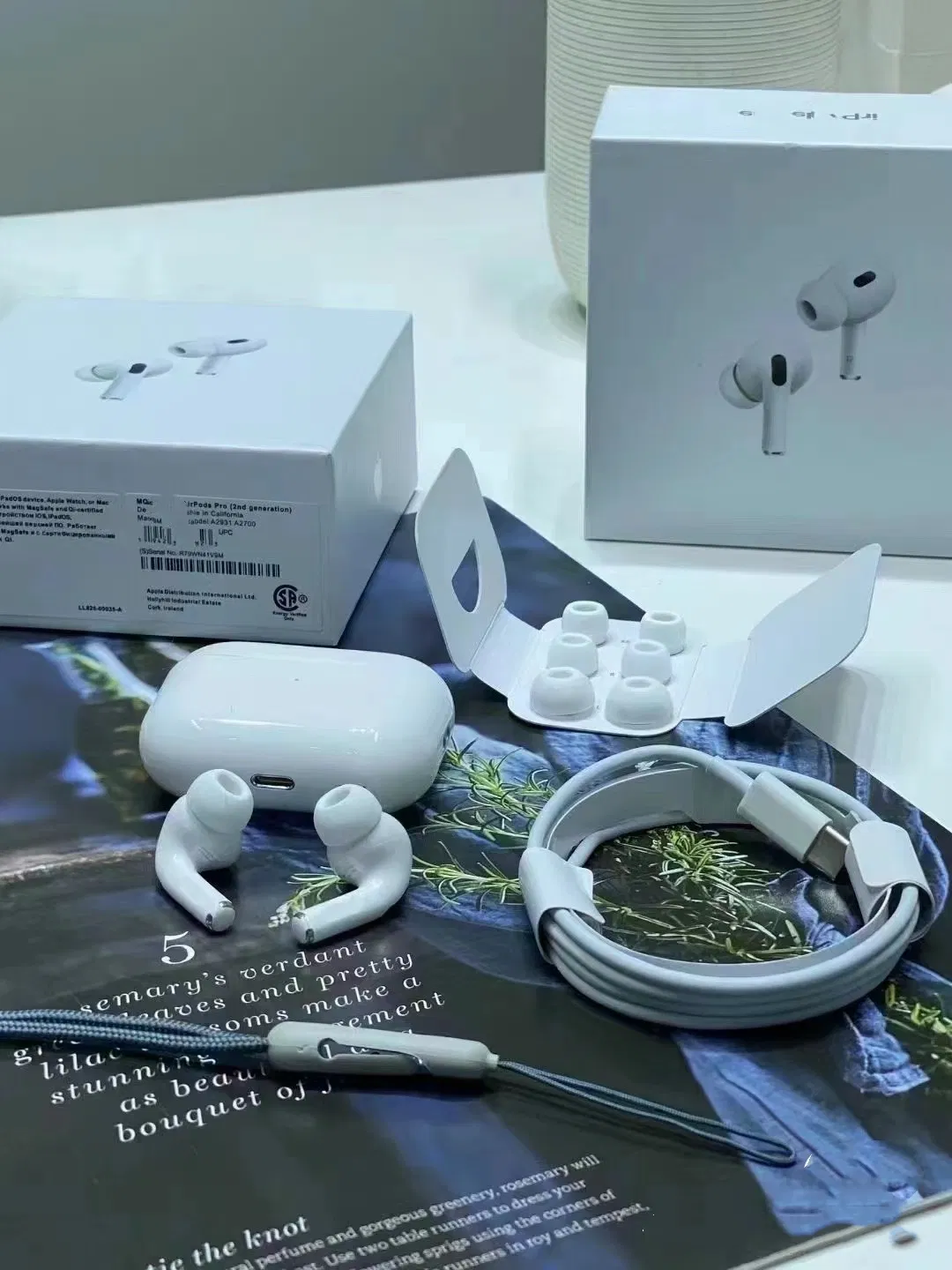 AAA+++ Original Quality Anc Enc Bluetooth Earphone PRO2 Air3 Air4 Headphone Earbuds