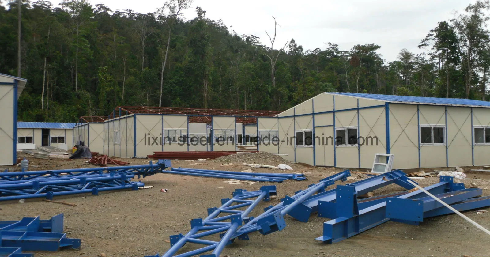 Light Steel Structure Prefab Office and Dormitory Building
