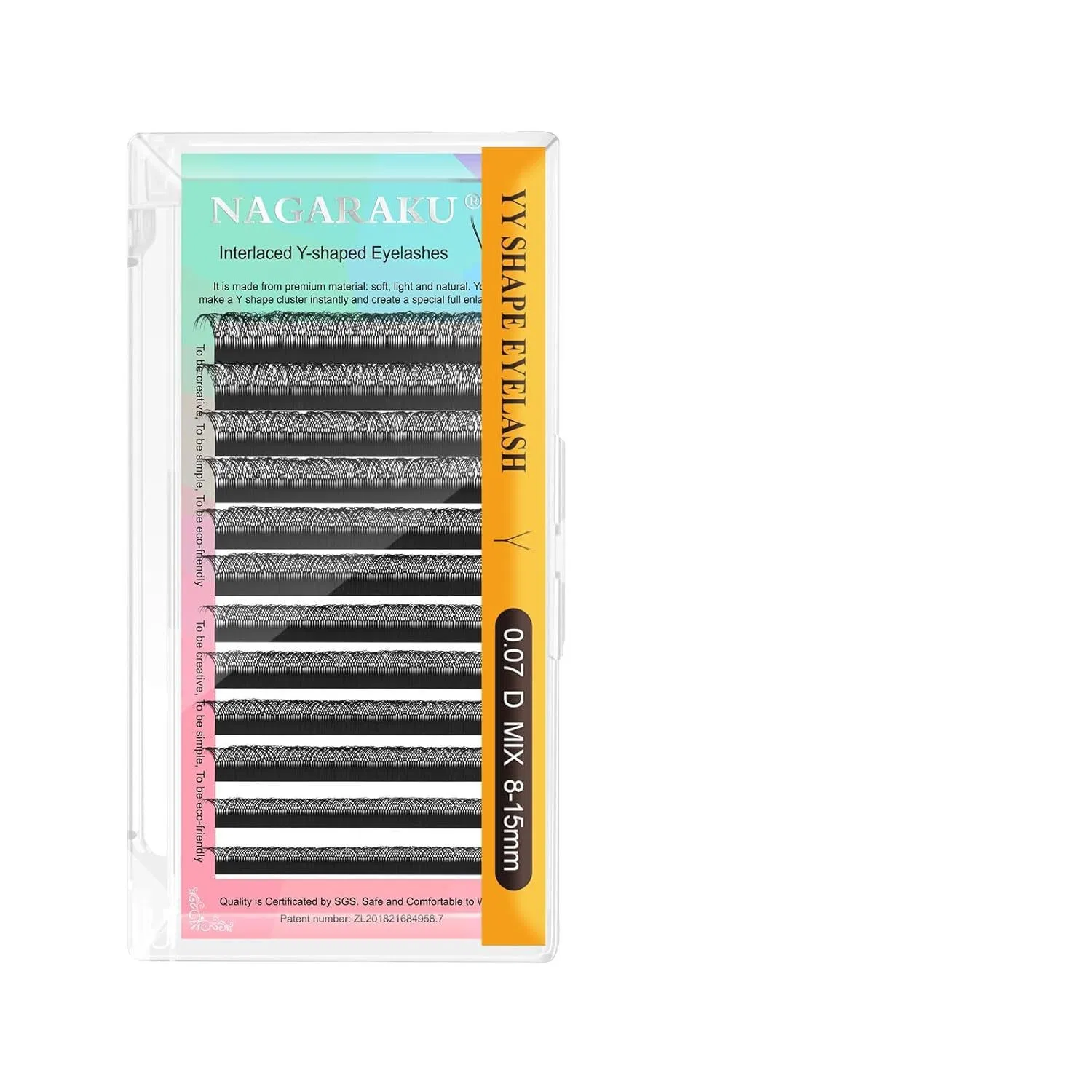 Premium Mink Soft Light Natural Net Cross False Yy Shape Eyelash Extension