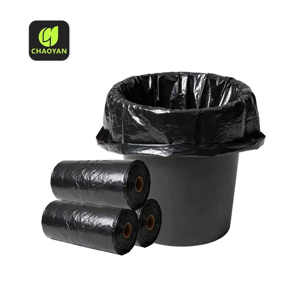 Черные мусорные пакеты 13 галлонов с ароматом лаванды