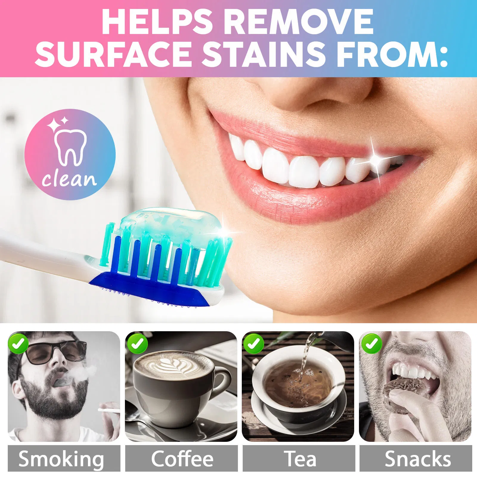 Invigorating Mint Flavor Probiotics Whitening Toothpaste for Bright Smiles