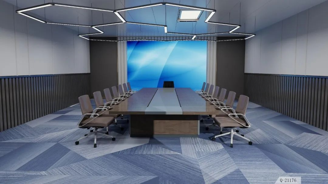 Sound Absorption Luxury High Density Printing Tufted Carpet for Meeting Room