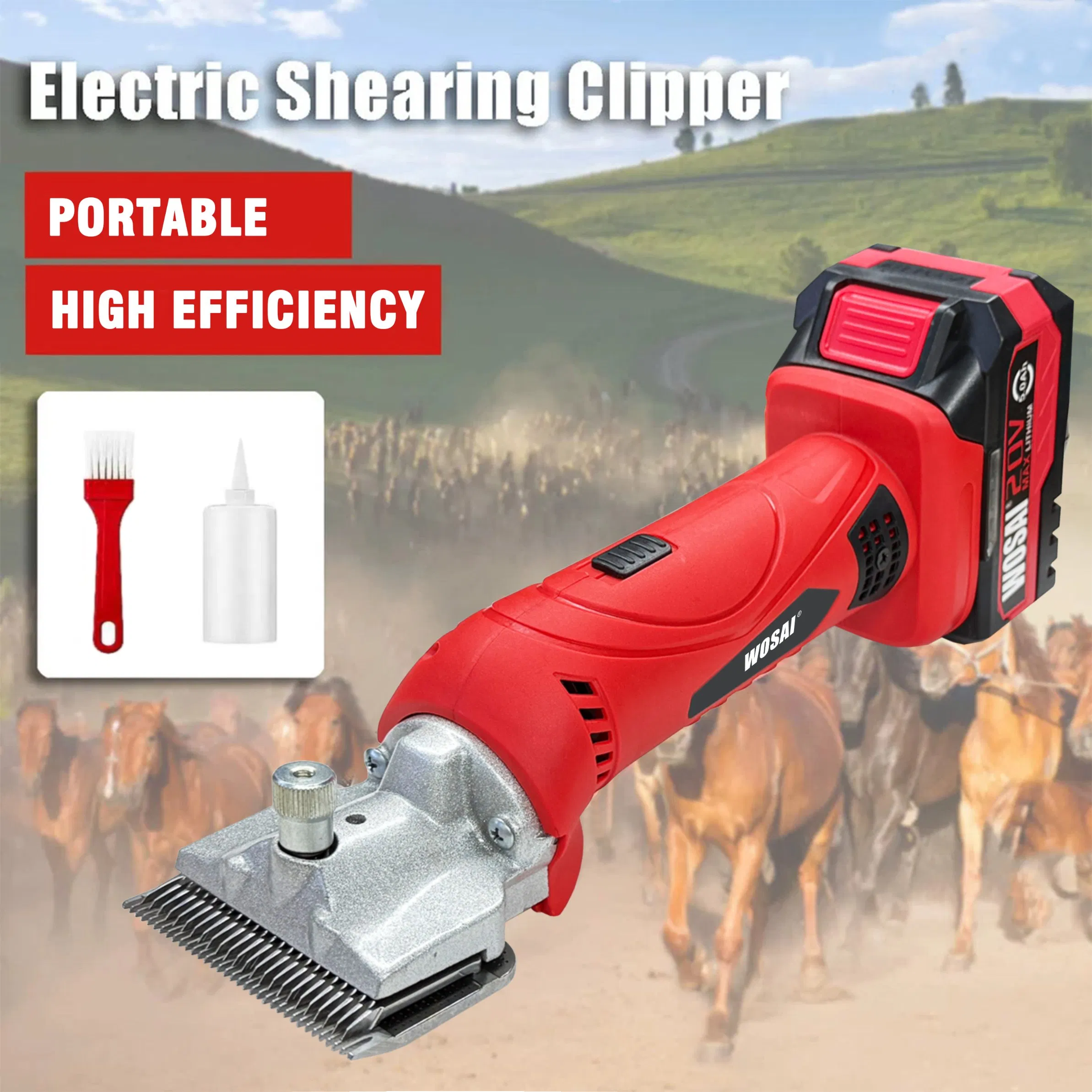 Электрические ножницы Wosai для стрижки шерсти животных