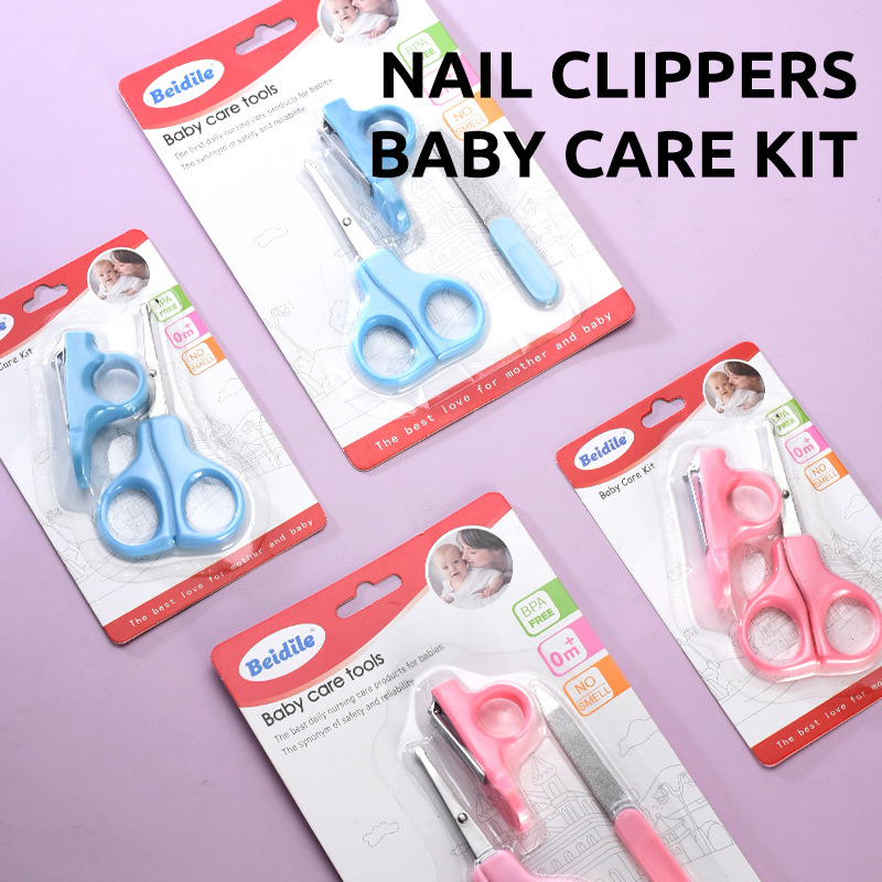 Premium Baby Nail Clippers Set with Ergonomic Long Handle