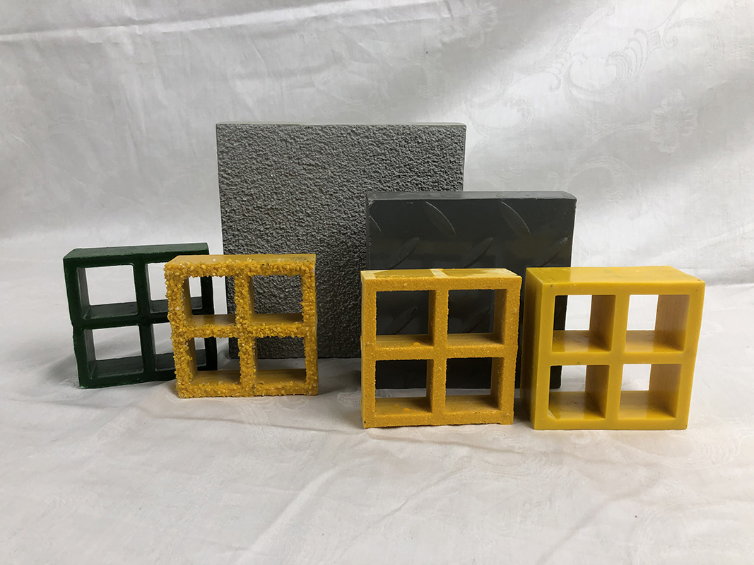 Quality Assurance Non-Slip Aesthetic Square Mesh Heavy Duty Walkway Floor Fiberglass FRP GRP Molded Grating