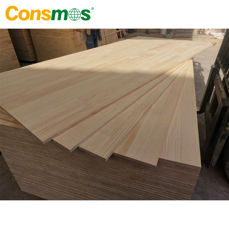 Factory Price 18mm E1 Glue Solid Pine Wood Laminated Plywood Finger Jointed Board Wood Timber for Furniture