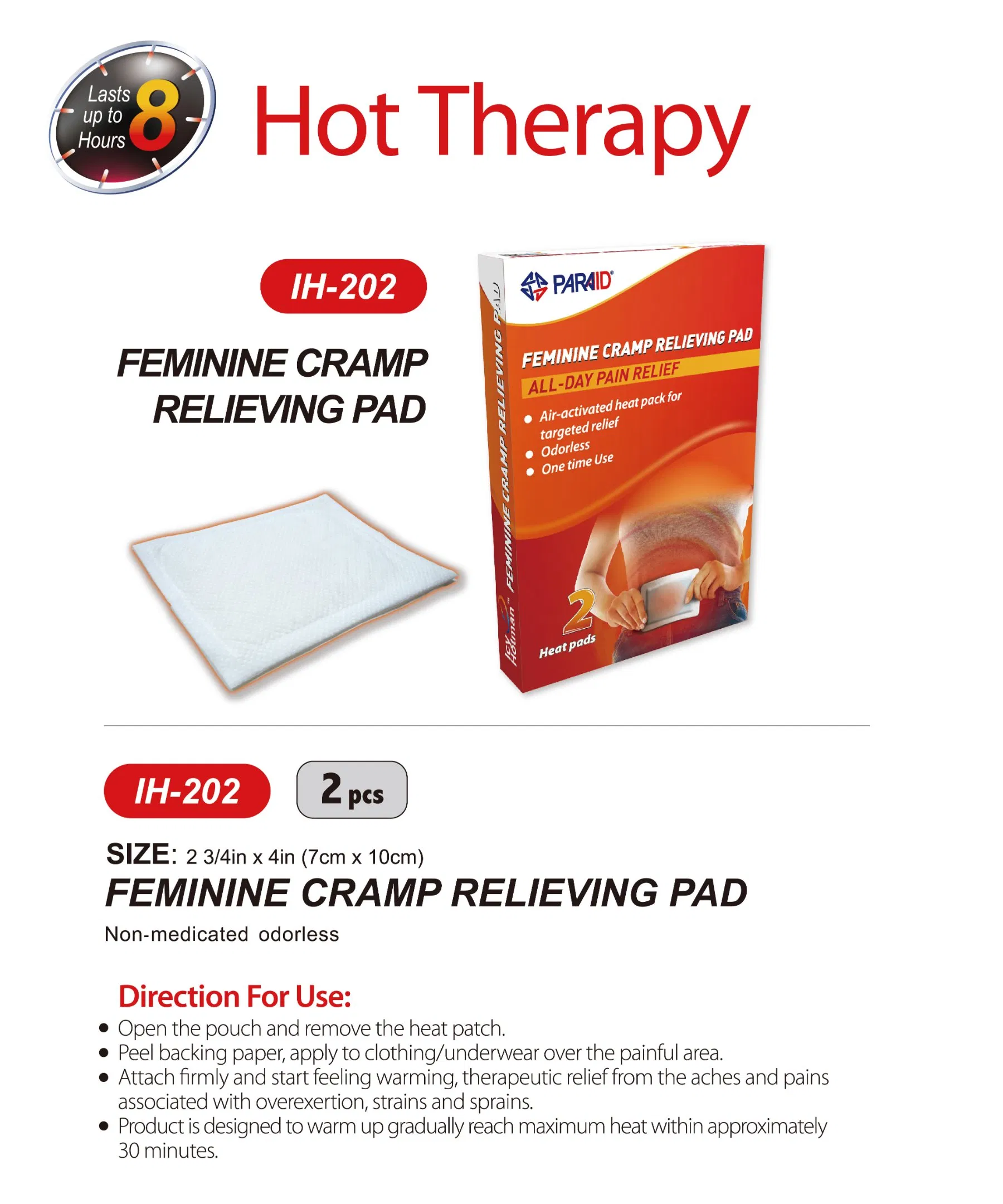 Feminine Cramp Heat Pad (IH-202) Heating Patch