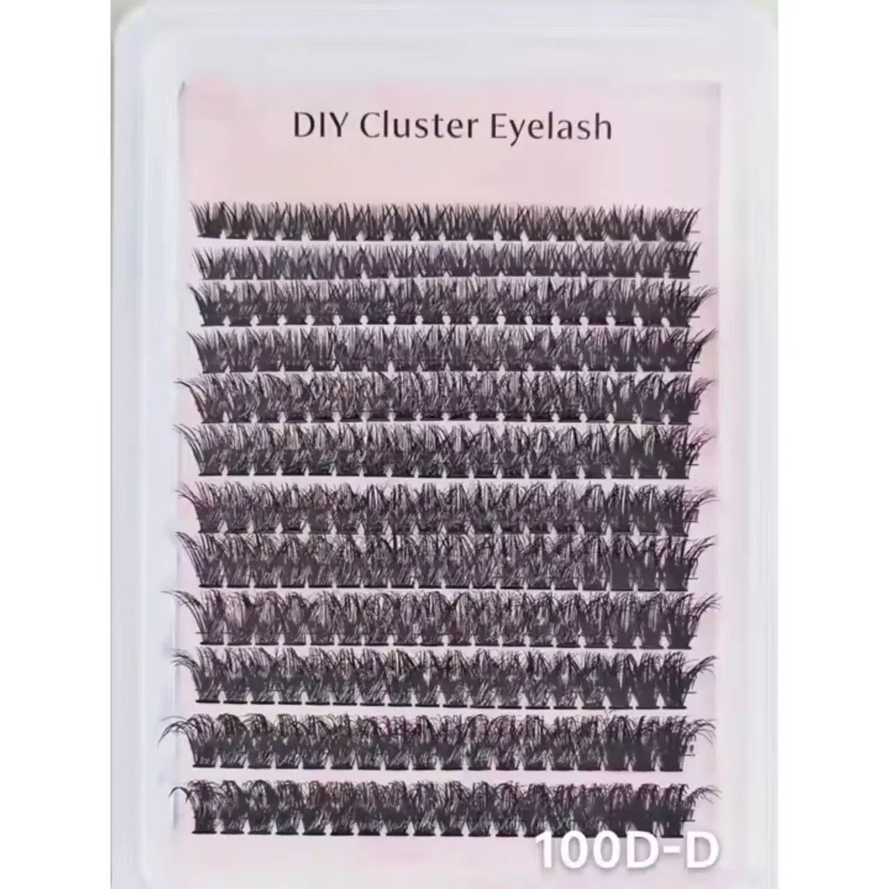 DIY Fluffy Lash Clusters Self Adhesive Lashes Cluster Segment Lash Custom Logo