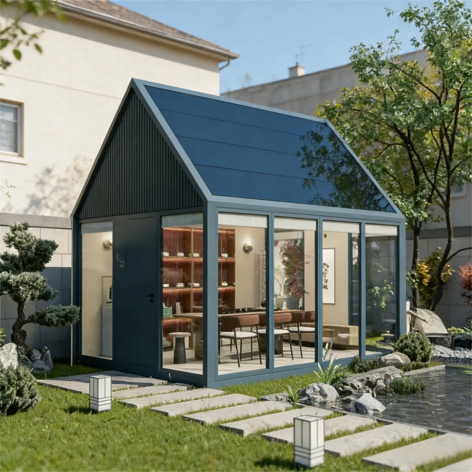 Prefab House Solar Sunroom Modular House Integrated House Mobile Home