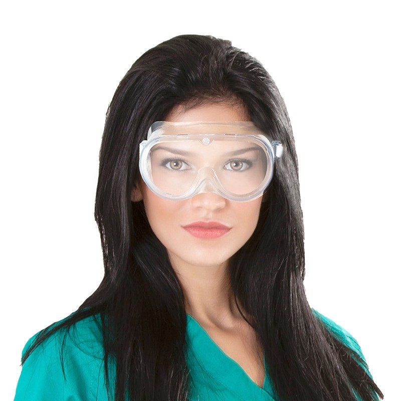 New Style Fully Enclosed Anti Fog Transparent Protective Goggles
