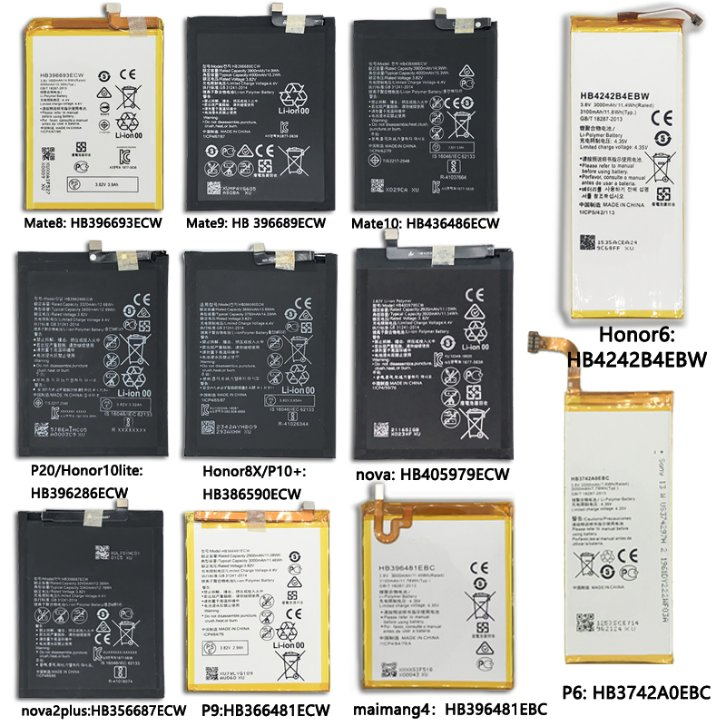 Аккумулятор для Huawei P20, Honor 10 Lite, 3400mAh