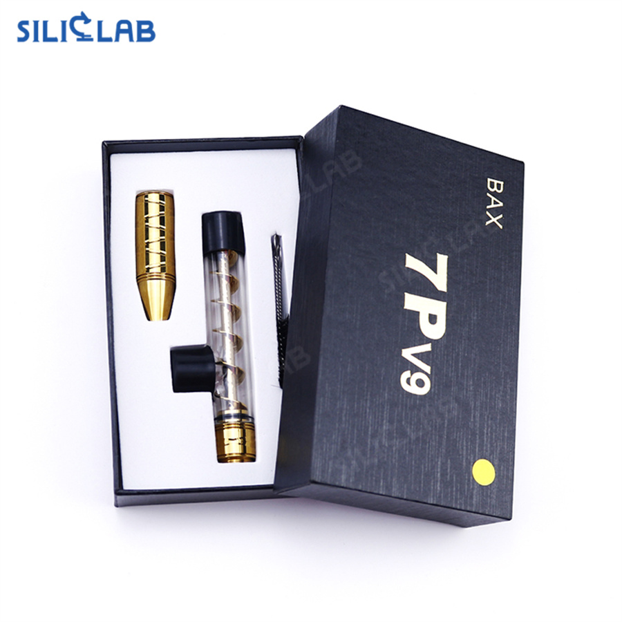 7PV9 Convenient Stash Kit Herb Twisty Glass Blunt Smoking Pipe