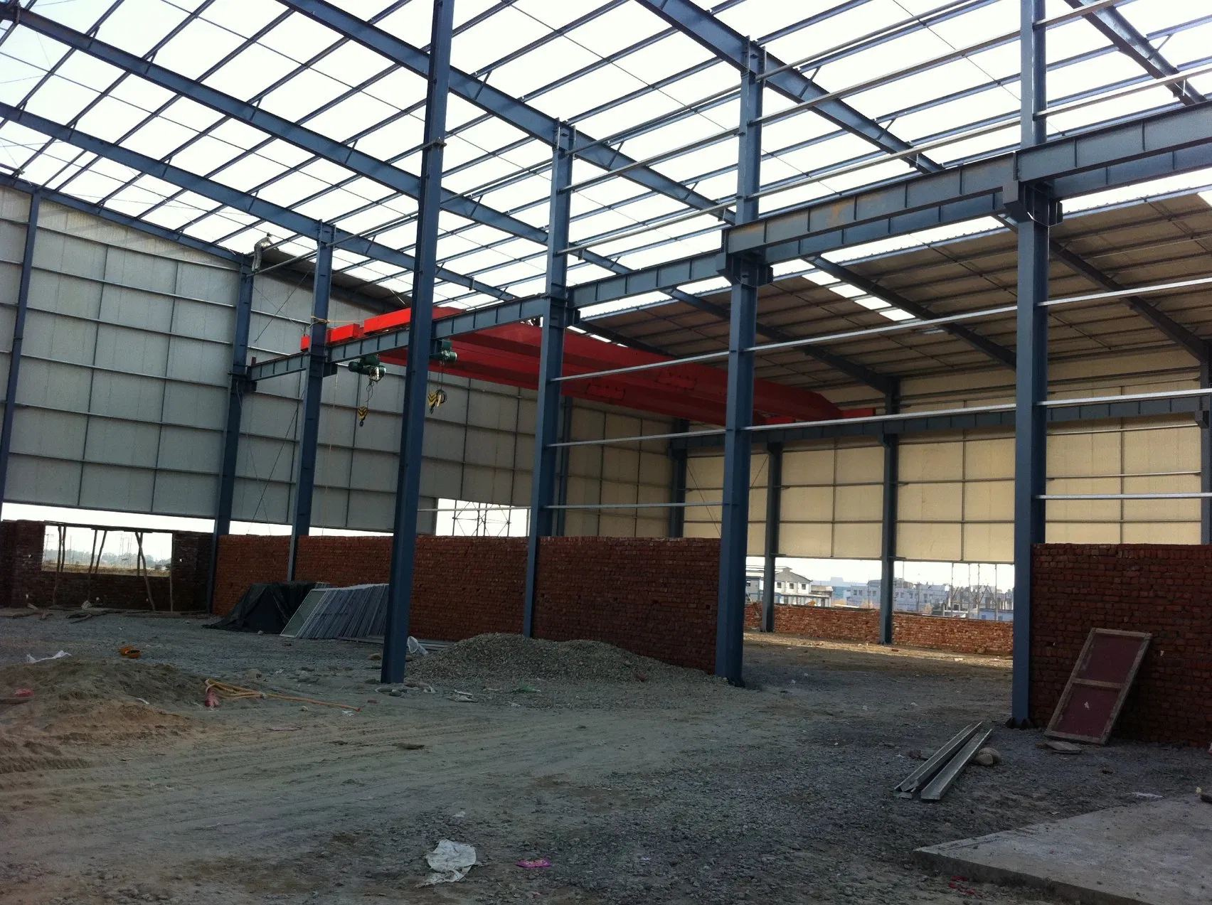 Modern Prefab Steel Structure Building Prefabricated Warehouse/Workshop/Aircraft Hangar/Office Construction Material