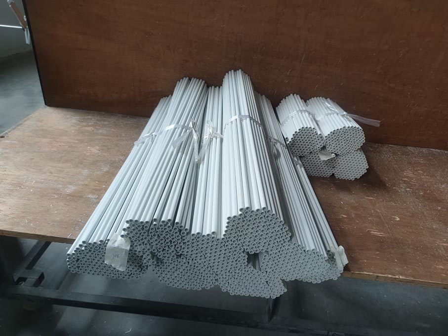 White Curtain Pull Rod Pulling Wand Curtain Poles