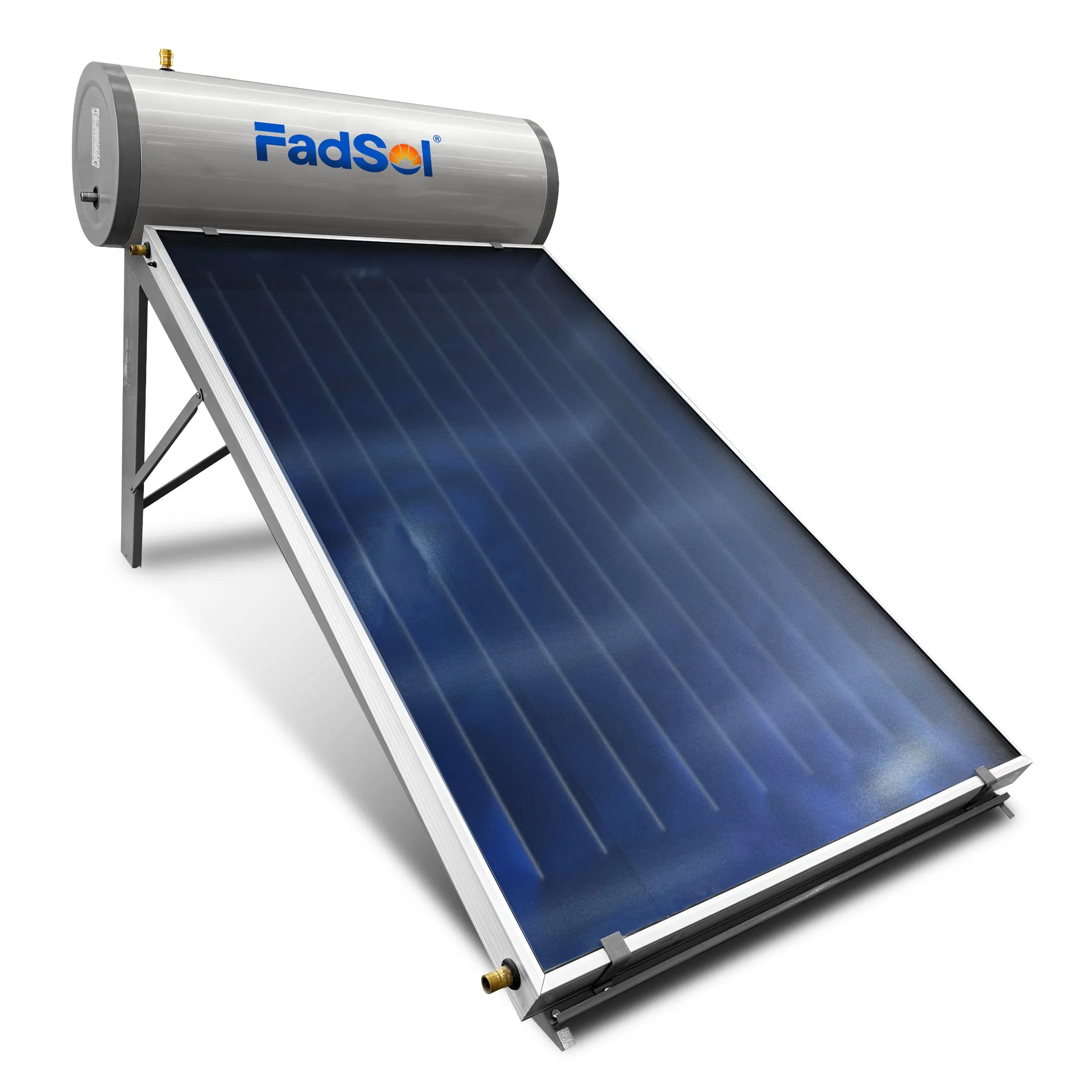 Солнечный водонагреватель, коллектор, безнапорный, стильный