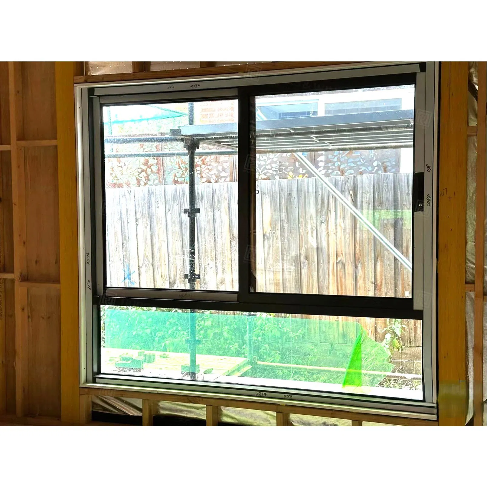 Factory Price Customized Australia Style High Quality Black Color Aluminum Sliding Doors with Tempered Glass