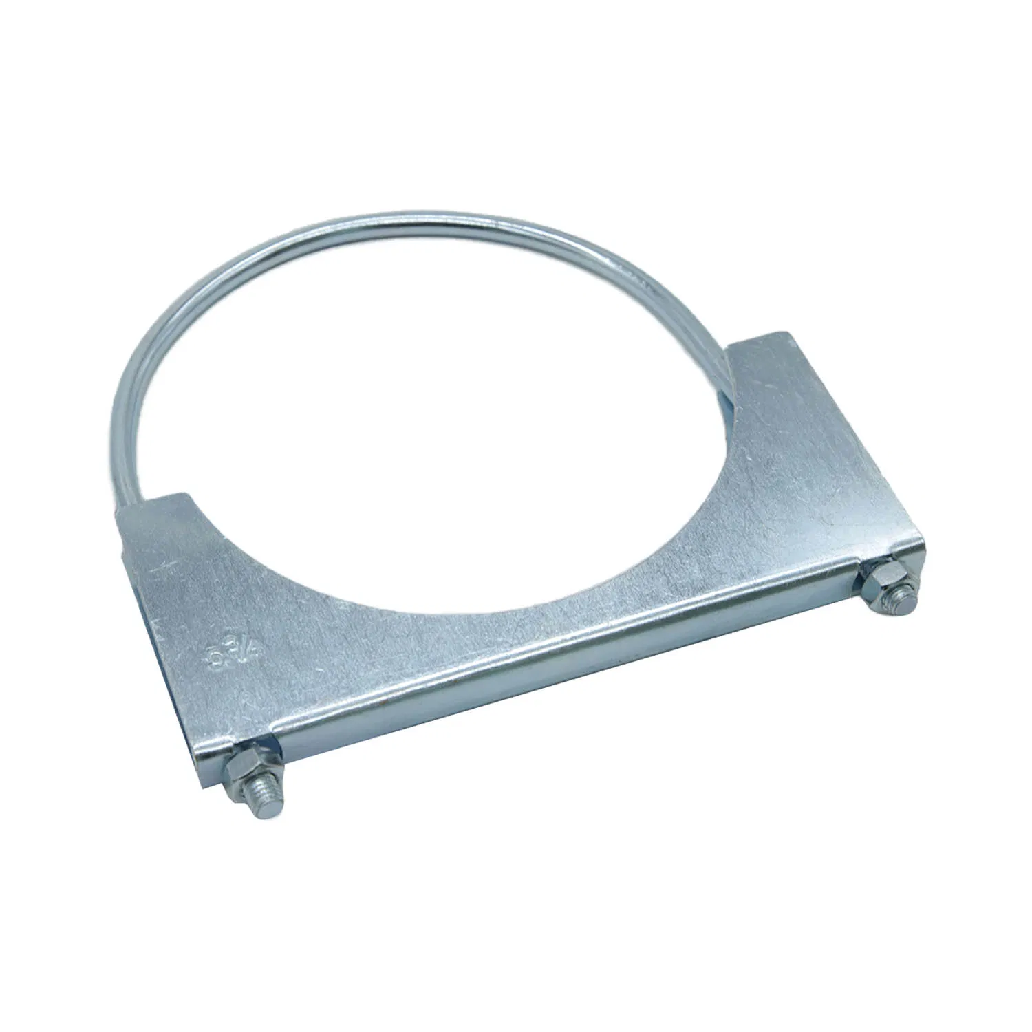 4-Inch Zinc-Plated U-Bolt Exhaust Pipe Clamp