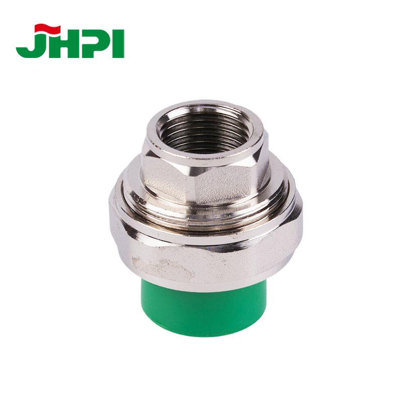 OEM Green PPR Plastic Fittings Internal Thread Union for Water Piping