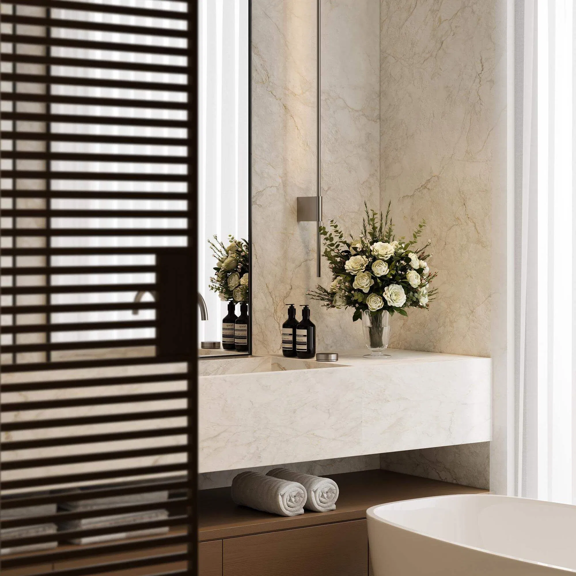 Unique Introduction to 600*1200 Luxurious Marble Porcelain Tile for Bathroom