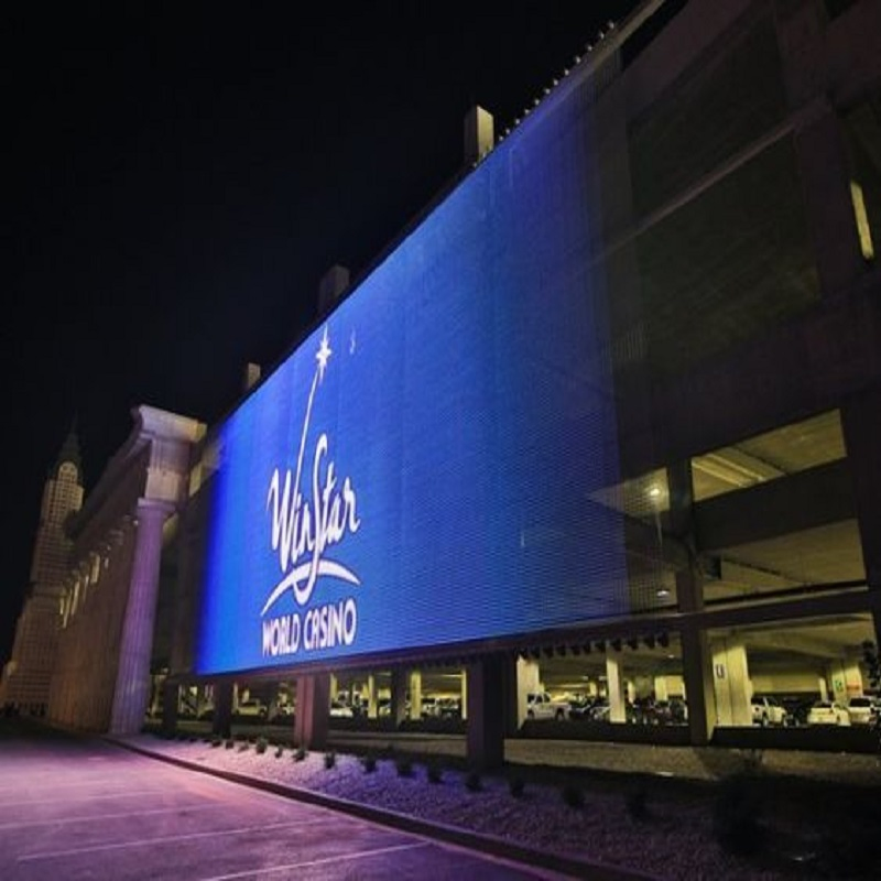 Self-Adhesive Advertising Digital Billboard Flexible Soft Curved Curtain Flexible Transparent Display for Glass