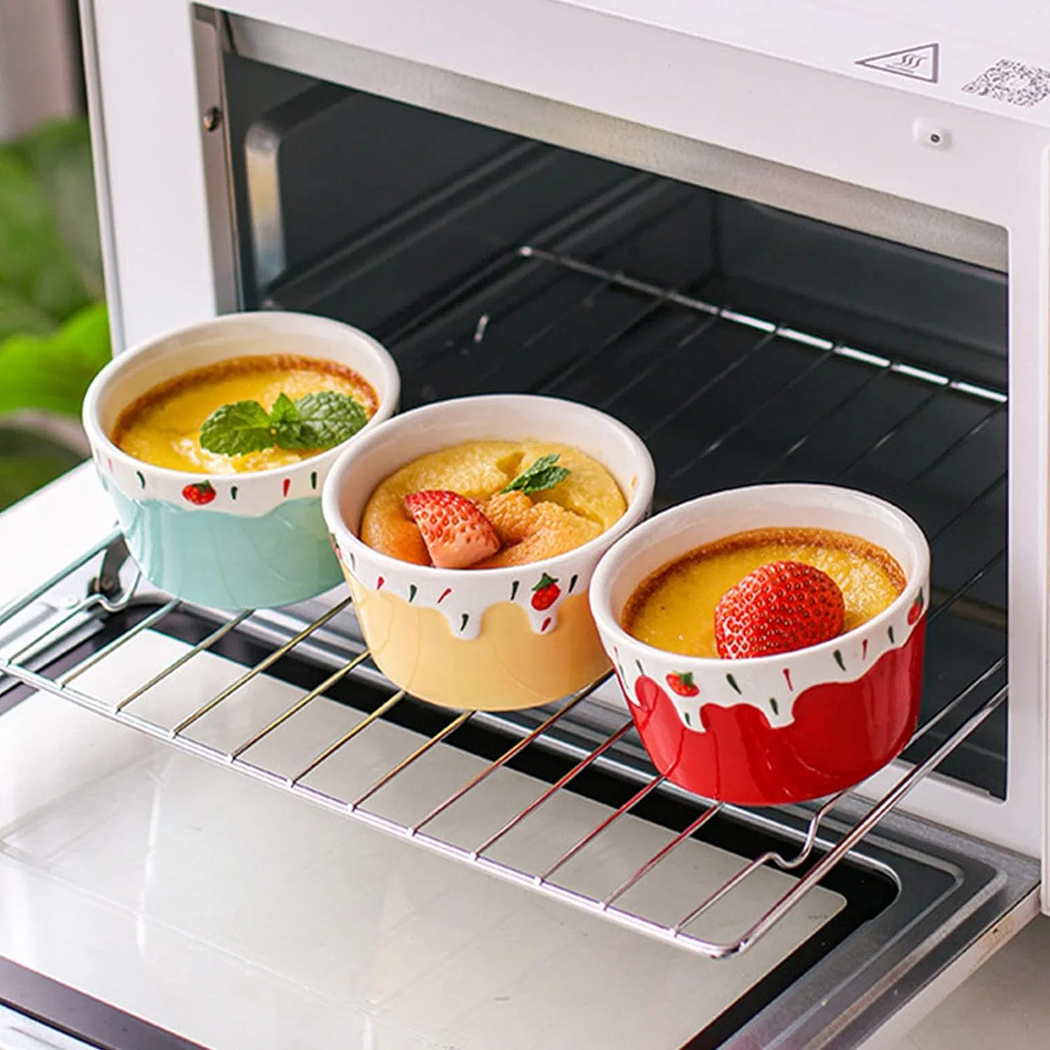 Cute Ceramic Ice Cream Bowl for Party Desert Bowl Set Wedding Birthday Mini Ice Cream Maker Bowl