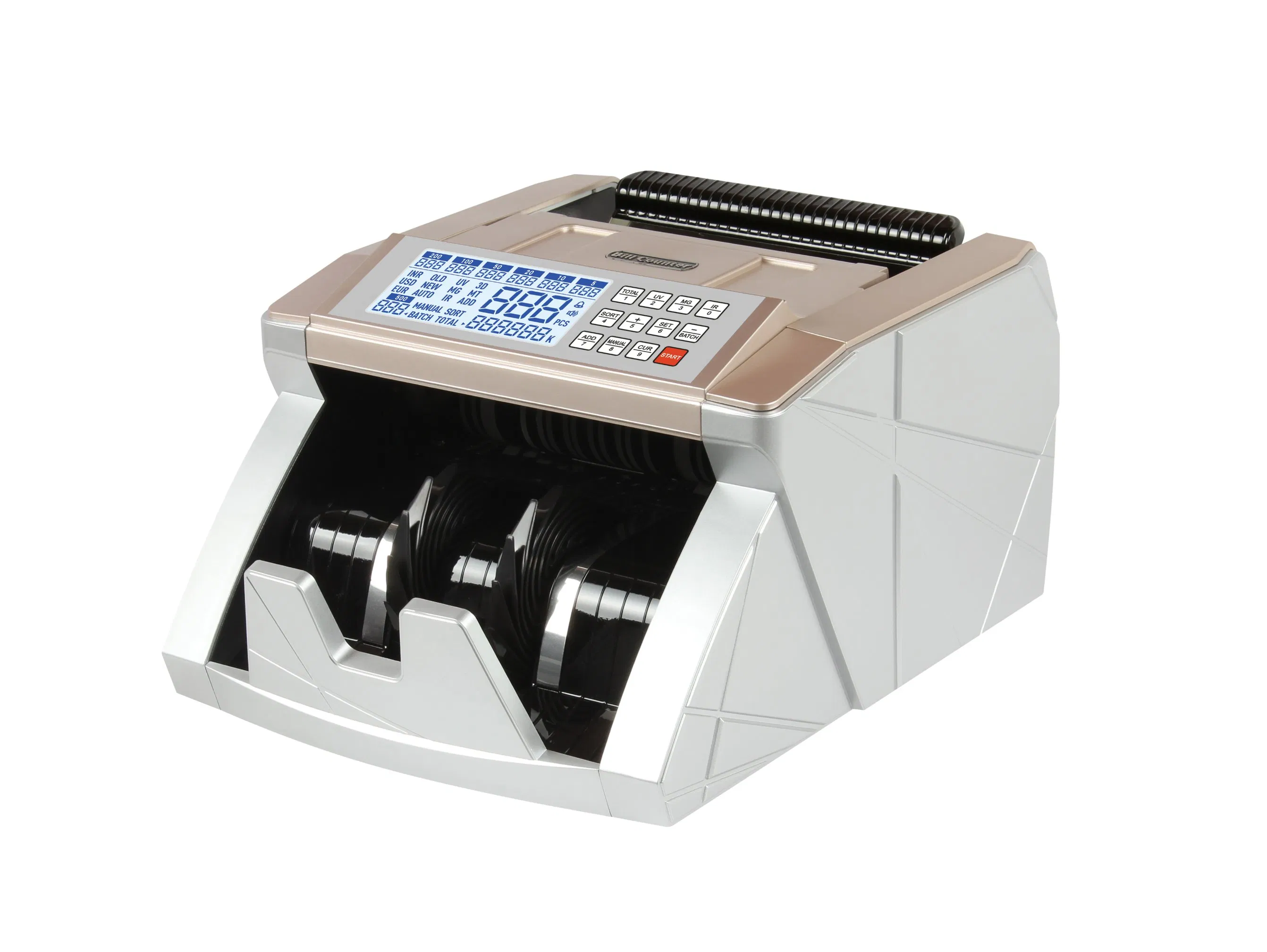 Al-5200 Rupiah Idr Cash Note Counting Machine with UV Mg1 Mg2 Mg3