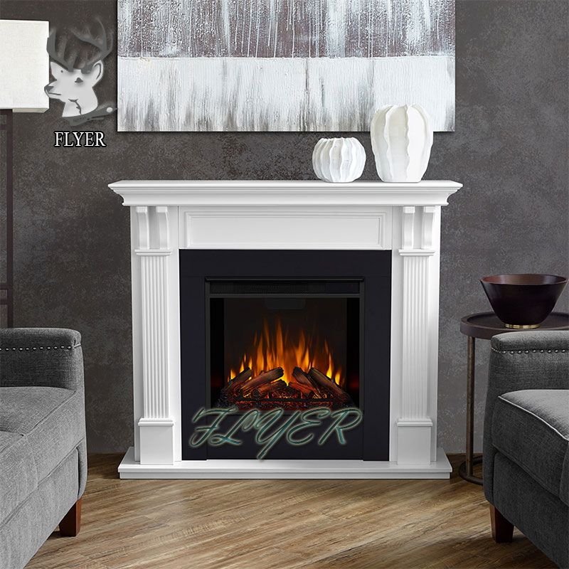 White Dining Room French Style UK Marble Fireplace