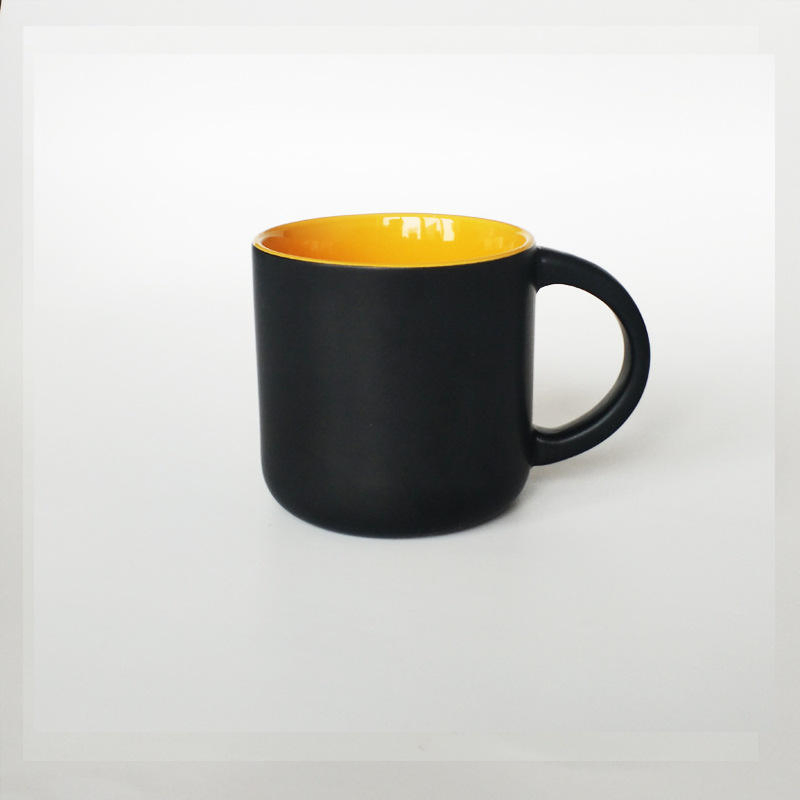 Wholesale Custom Logo Printed Jumbo Handmade Reusable Ceramic Mug Set