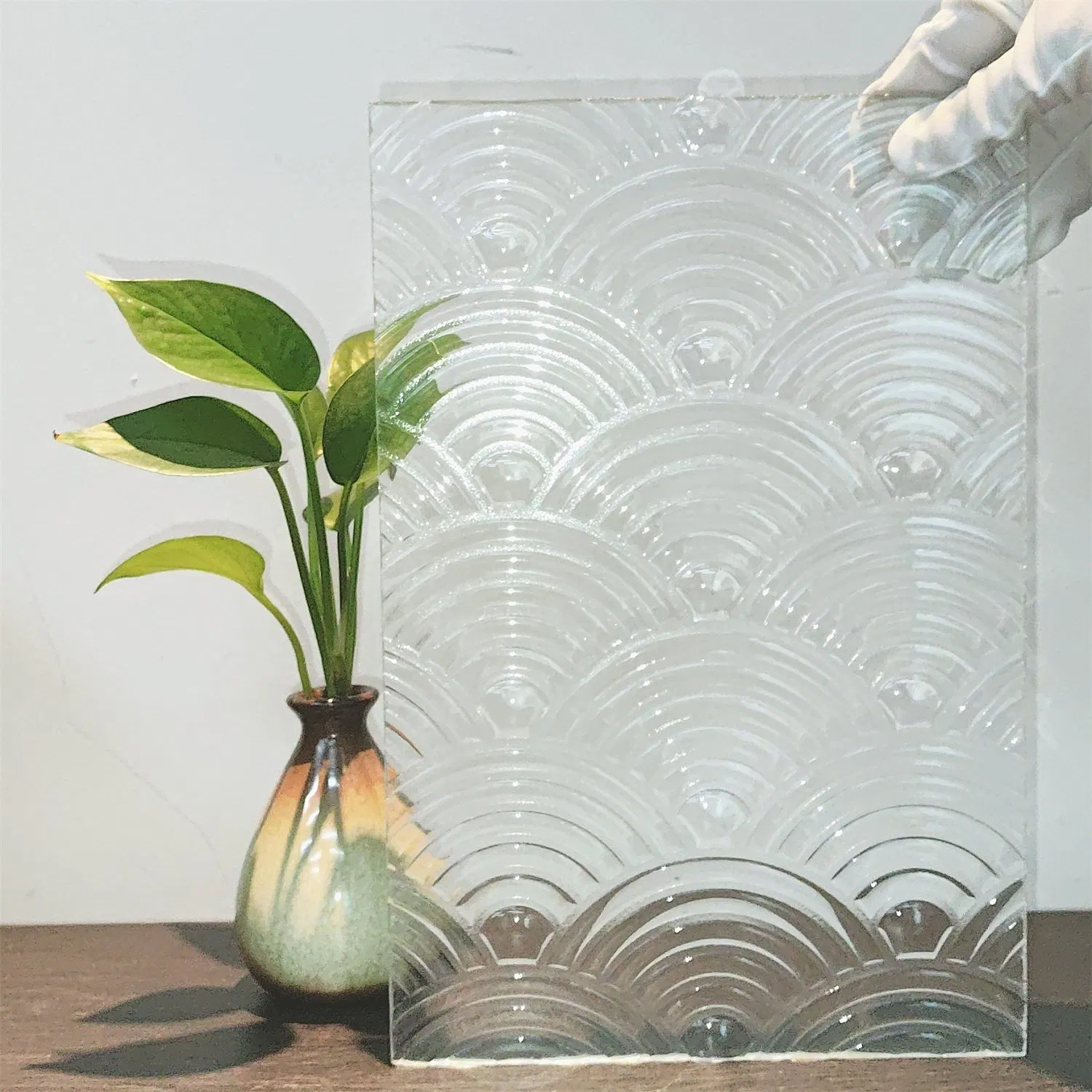 Fused Pattern Glass for Door Sailling Door Home Decorative