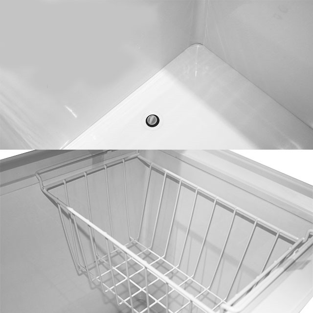 China Manufacturer Wholesale Price Mini Showcase Deep Freezer Foam Door Chest Freezer with Lock Fridge Refrigerator for Home Cooler Commercial Refrigerator