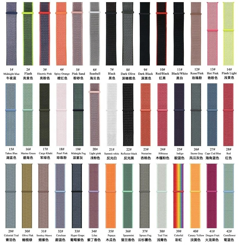 Нейлоновый ремешок для Apple Watch, оптом