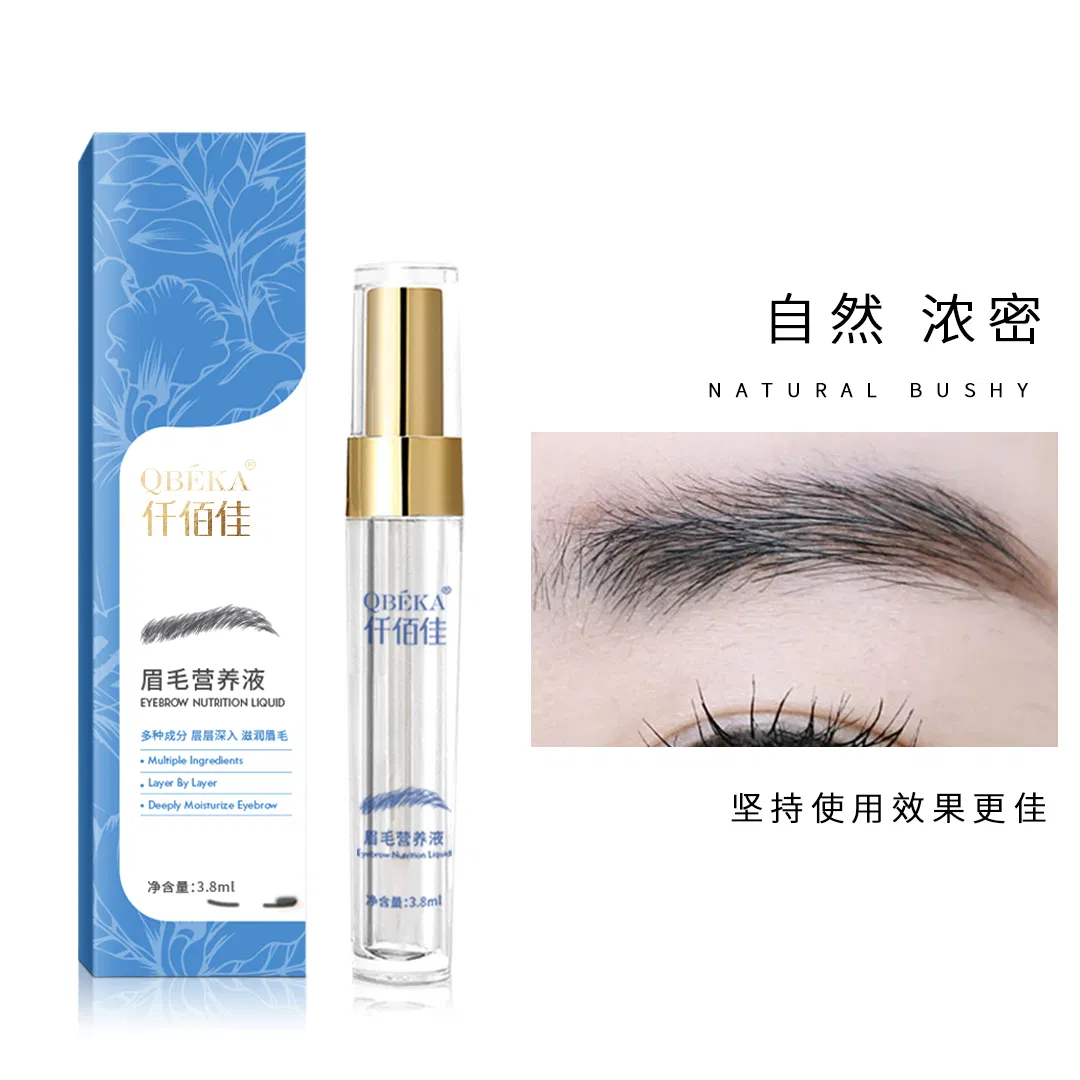 Qbeka Eyebrow Nutrition Liquid Non-Greasy Fast-Absorbing Extension Conditioner Safe for Sensitive Eyes