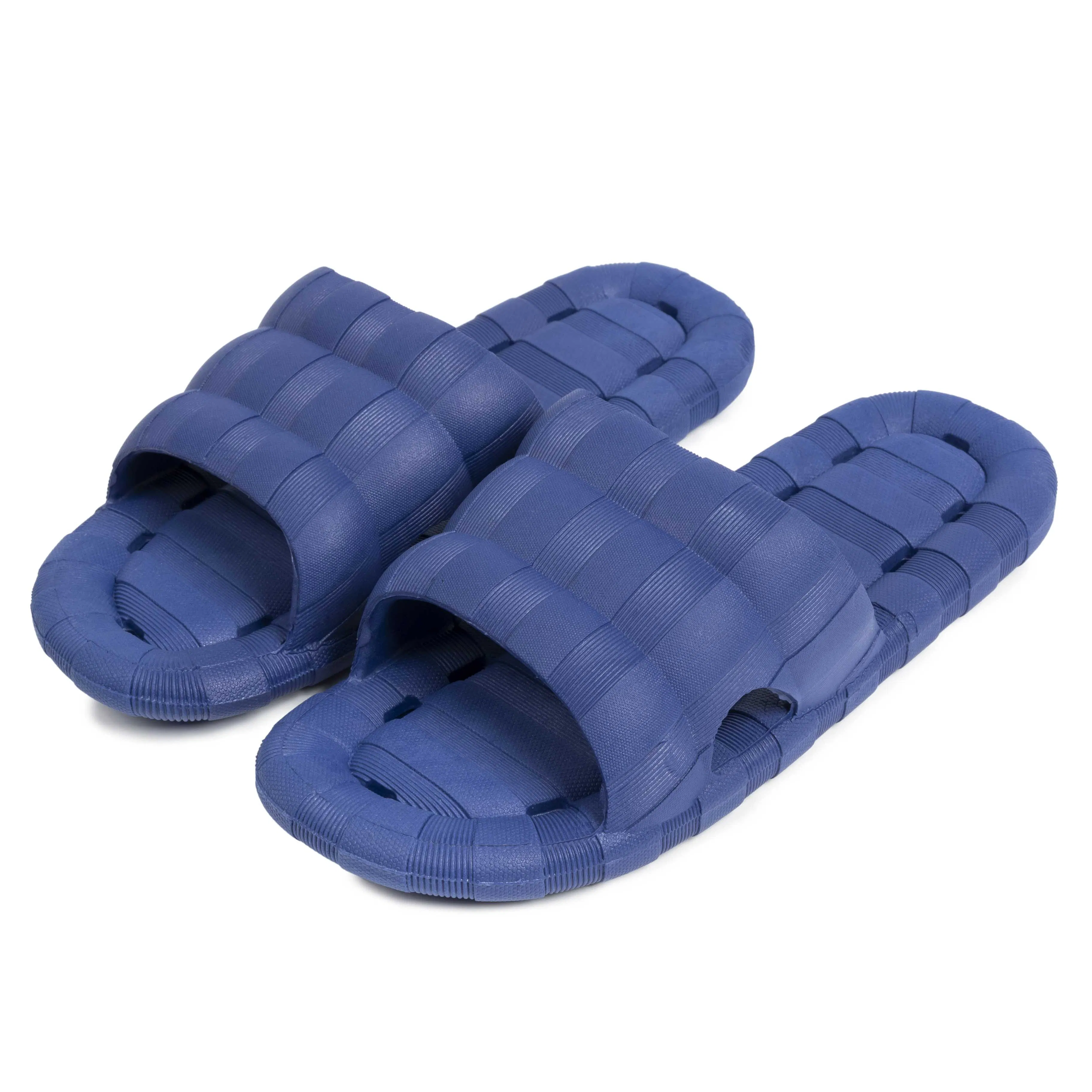 Wholesale Non Slip Quick Dry Bath Bathroom Slippers Soft Sole Massage Household Hotel Slippers Custom Contracted Comfortable