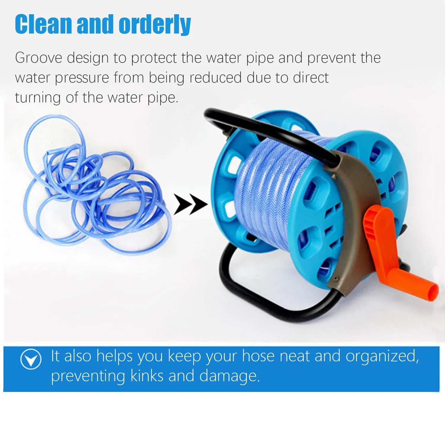Discount Price Lightweight Portable Water Pipe Car Roll Garden Hose Reel