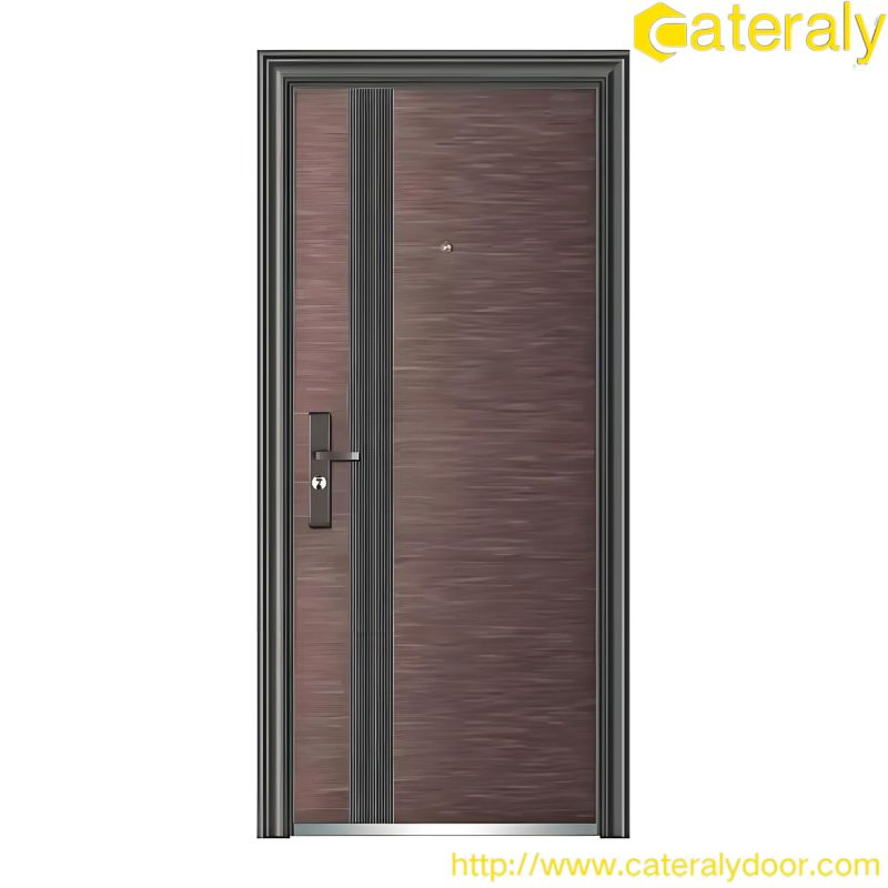 Cateraly Anti Deformation Security Door with Adjustable Hinges and Soundproof Technology with Hardware