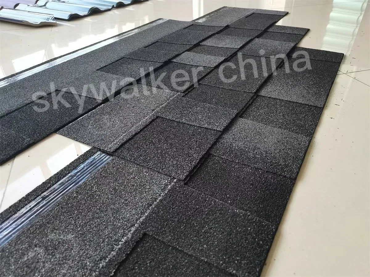 Strong Flexibility Self Adhesive Fiberglass Reinforced Asphalt Shingles Roofing Shingles
