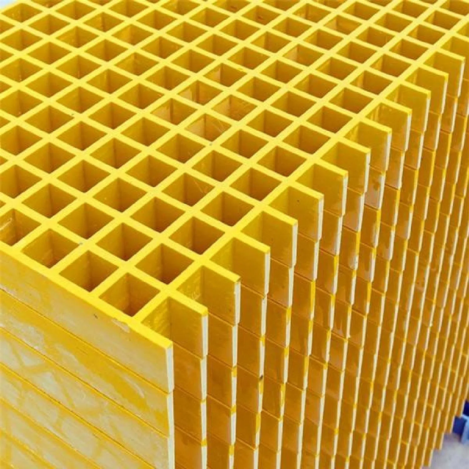 Trench Drain Fiberglass Reinforced Plastic Steel Grating for Roadside Gutters FRP Grating Floor Grating Bar Grating