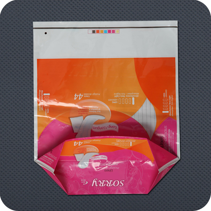 Printed Plastic Personal Care Packing Bag