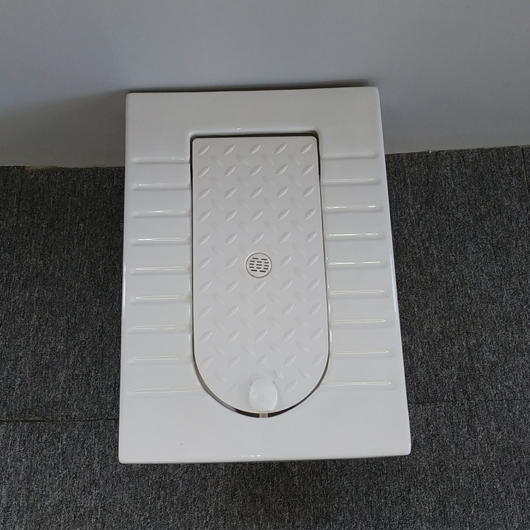 Asian-Style Ceramic Toilet White Color Squat Cover Pan Type High Quality Best Price Wc