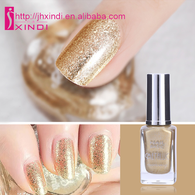 Non Toxic Long Lasting Oil Based Metallic Nail Polish