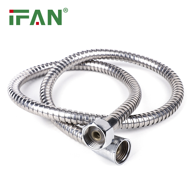 Ifan Customized Size Bathroom Shower Hose Pipe Stainless Steel Flexible Water Hose