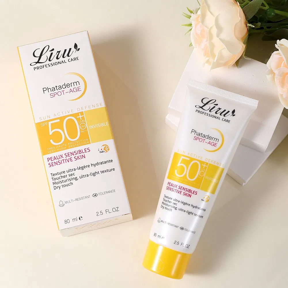 Liru Wholesale Skin Sun UV Protection Cream Moisturizing Face Sunscreen SPF 50
