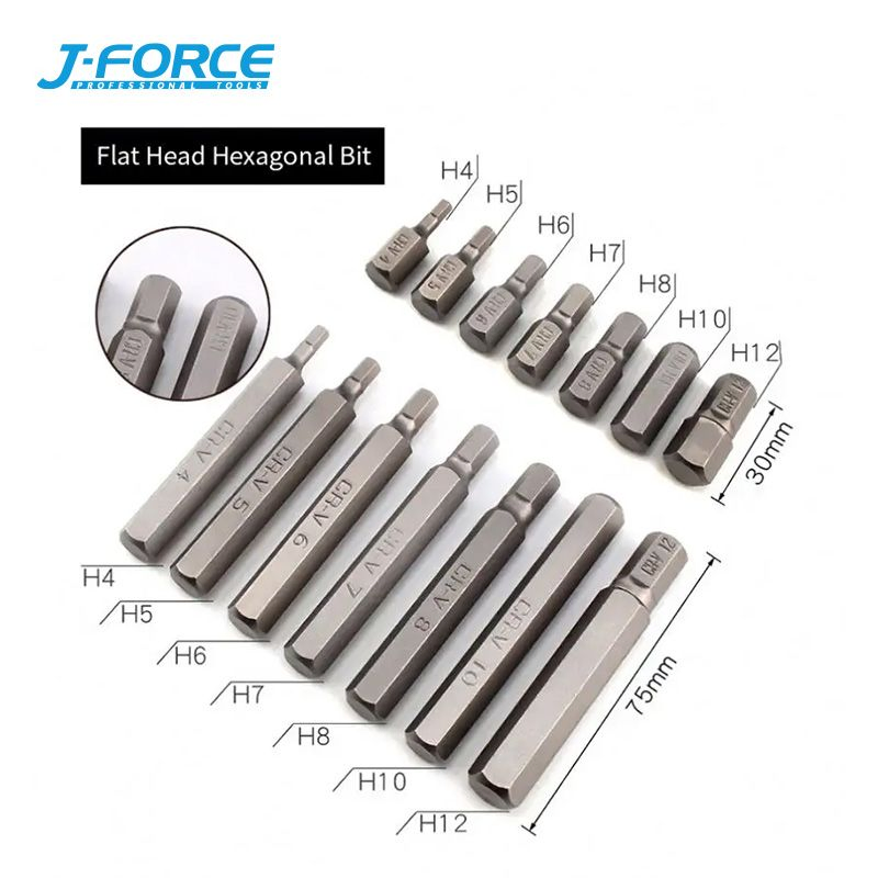 Набор бит 40PCS Hex, Torx, Splines для гайковерта