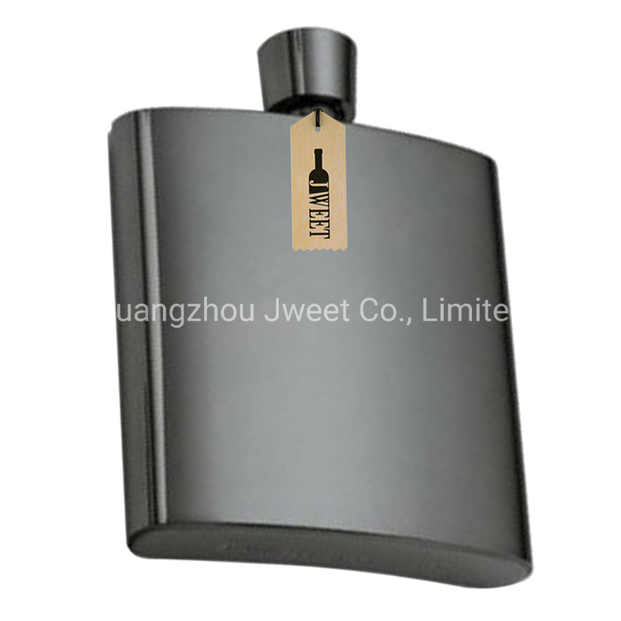 Black Classic Style Portable Stainless Steel Bottle Water Hip Flask