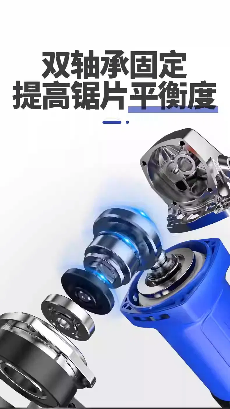 220V Angle Grinder 760W Power Tool Metal Wood Grinding Machine Polisher