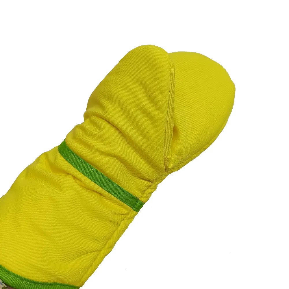 Esun Extra Long Non-Slip Kitchen Cotton Soft Lining Oven Gloves for Cooking Baking