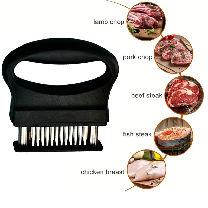 48-Blade Meat Tenderizer Tool for Beef, Chicken, Pork, Dishwasher-Safe Mi30002